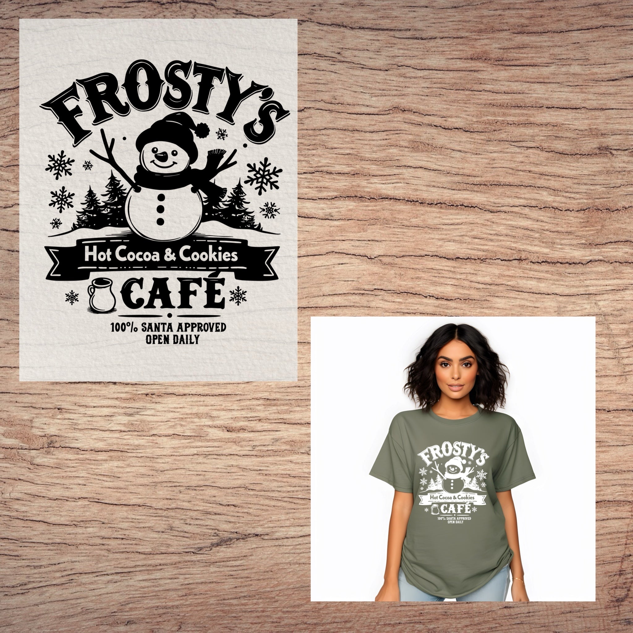 Frosty’s Cafe short sleeve custom colors t-shirt