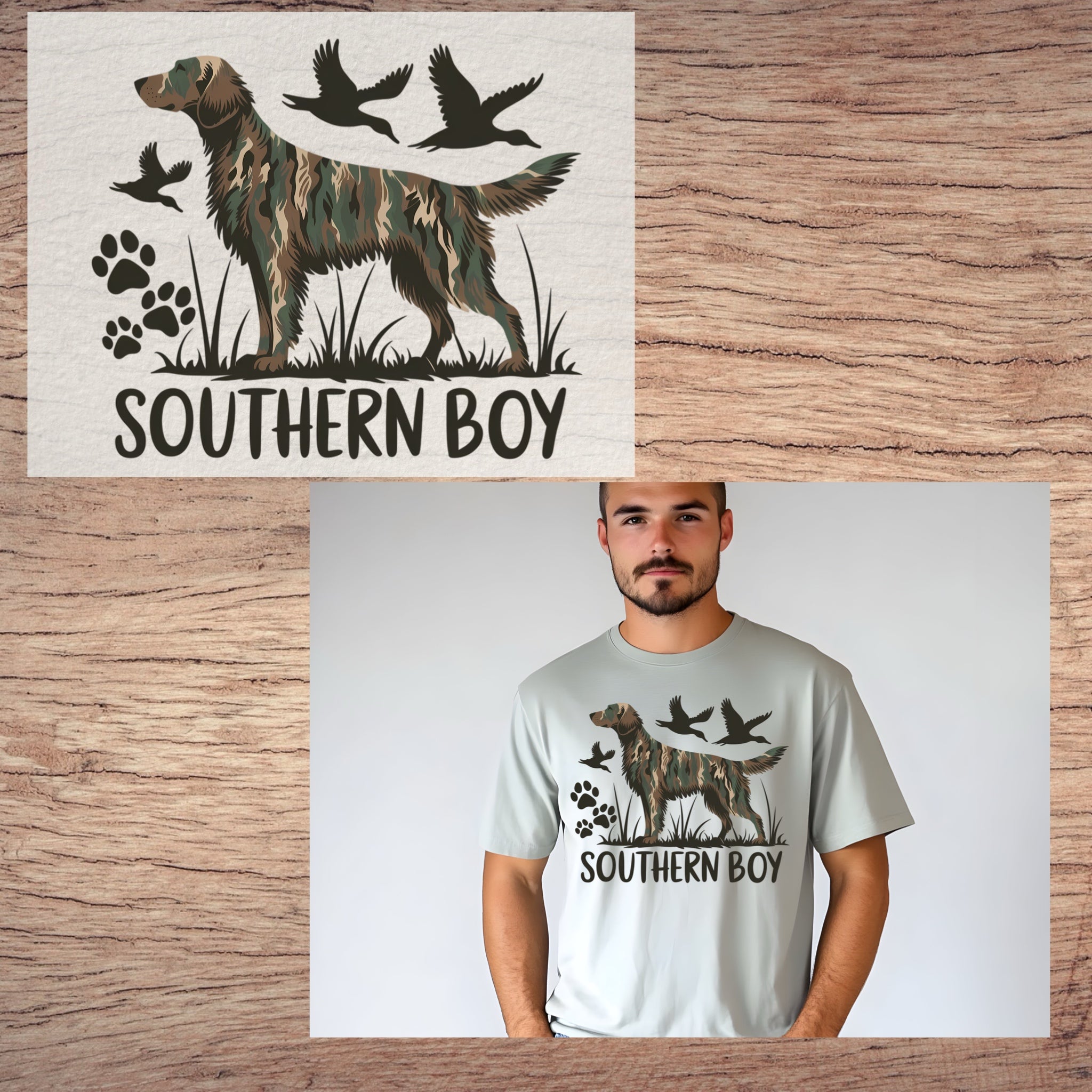 Southern boy short sleeve custom colors t-shirt l