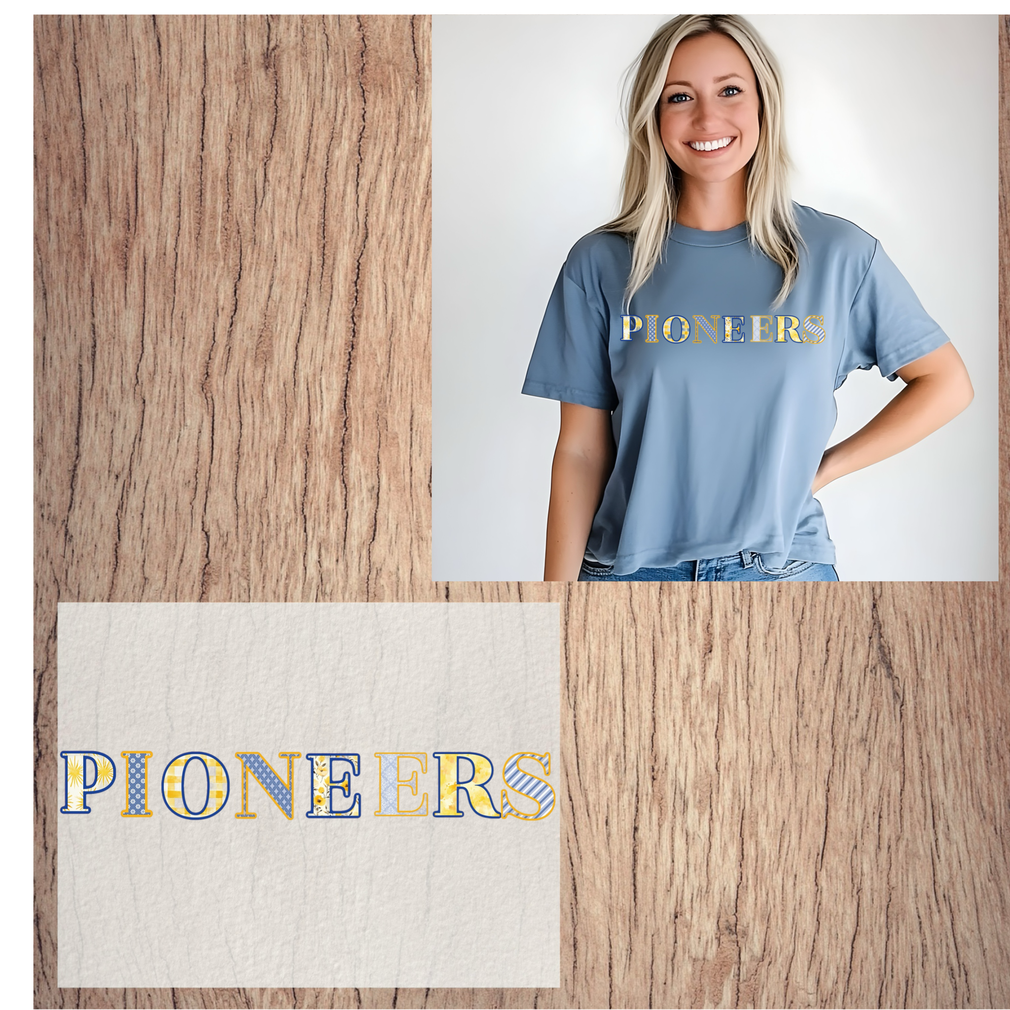 Pioneers short sleeve custom colors t-shirt