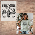 Insert coffee short sleeve custom colors t-shirt