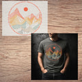 Climb the mountains short sleeve custom colors t-shirt
