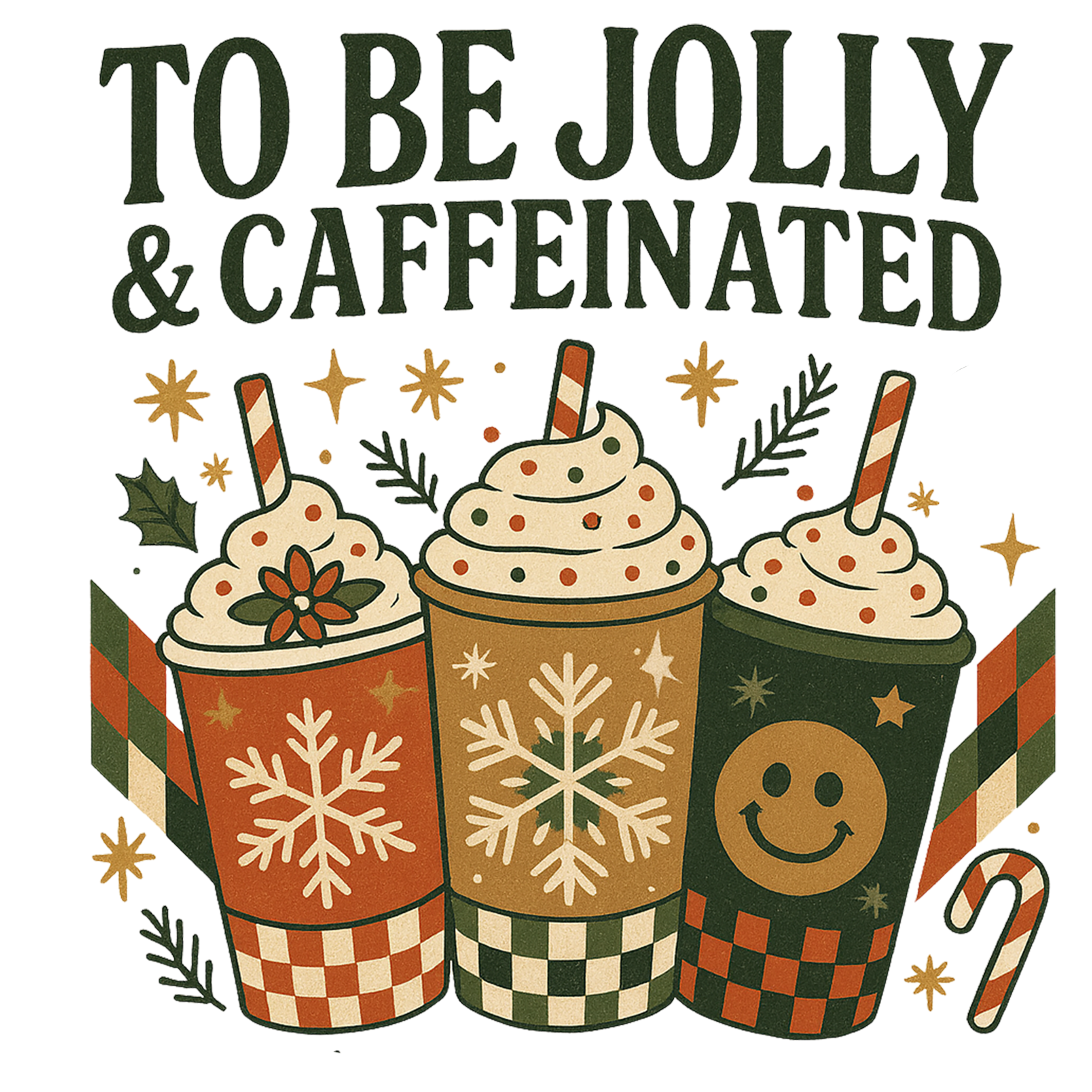 Jolly and Caffeinated DTF Print Only