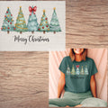 Merry Christmas short sleeve custom colors t-shirt